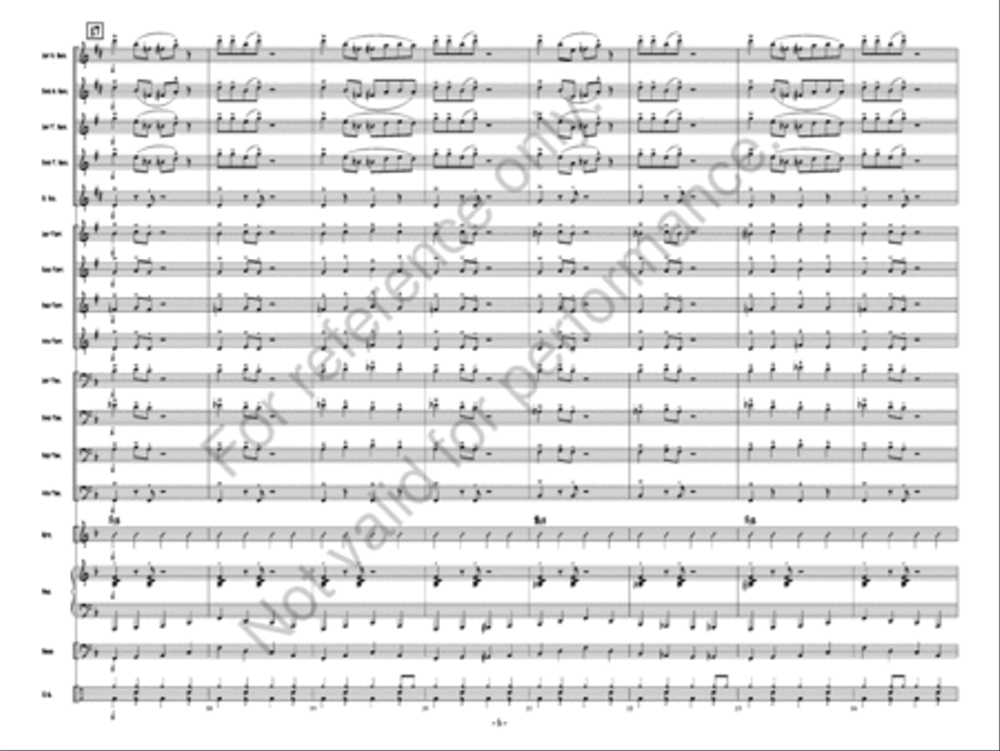 The Big Band Theory Jazz Ensemble scores gallery preview page 5