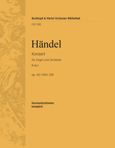 Orgelkonzert B-dur op.4/2 HWV 290
