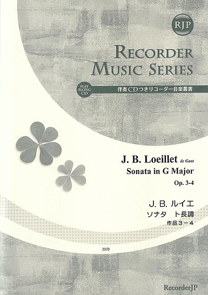 Sonata in G Major, Op. 3-4 image number null