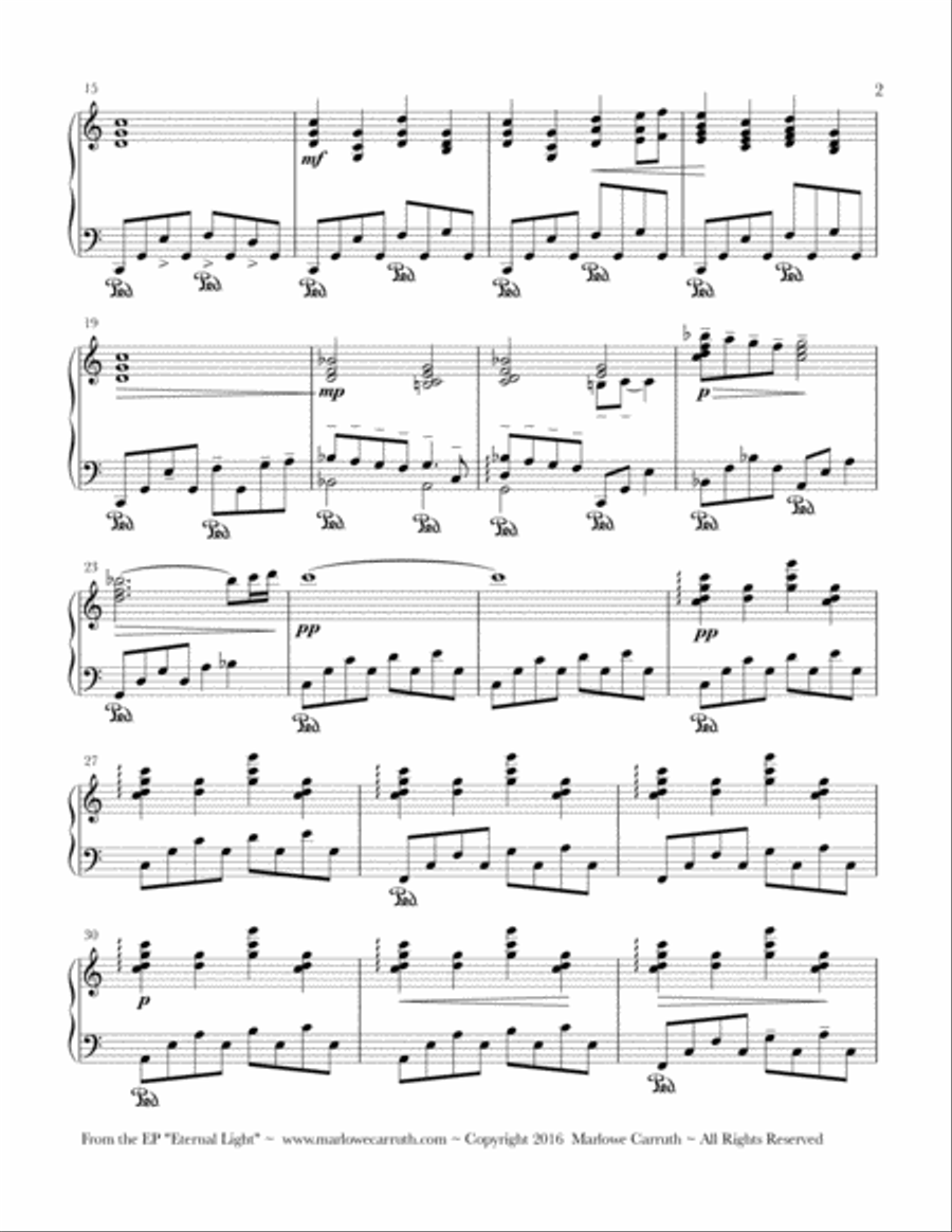 Manna Piano Solo scores gallery preview page 2