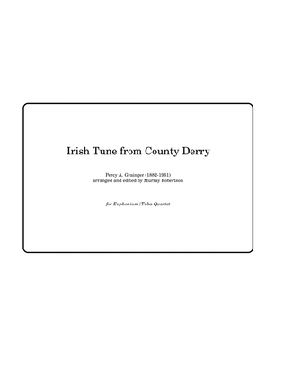 Book cover for Irish Tune from County Derry (Tuba/Euphonium Quartet)