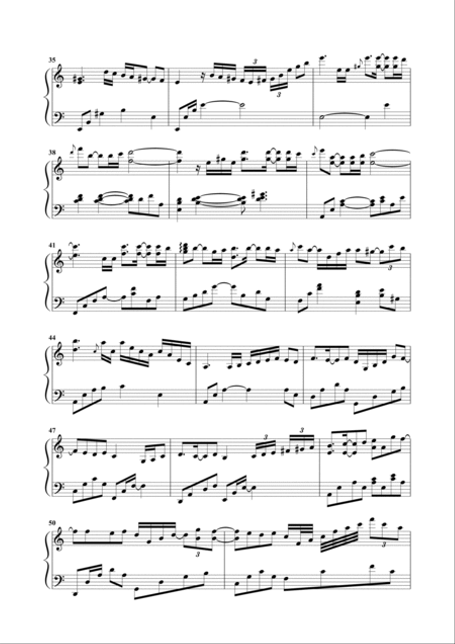 Historia De Un Amor Piano Solo scores gallery preview page 3