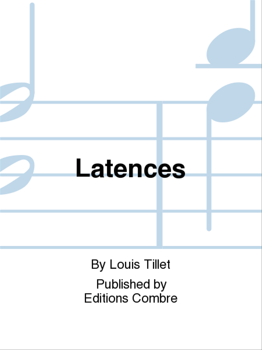 Latences Latences Bassoon Solo scores gallery preview page 1