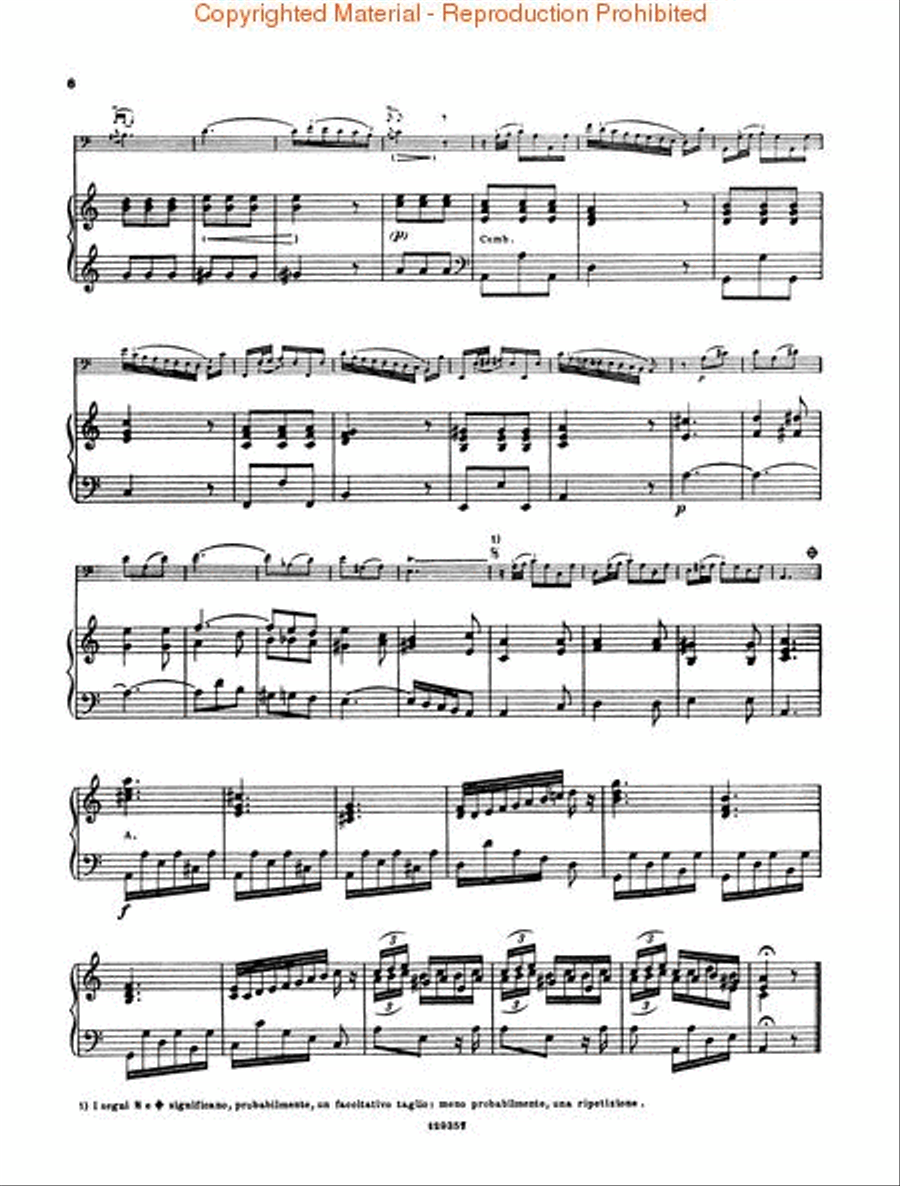 Concerto in A Minor for Bassoon Strings and Basso Continuo RV497 Bassoon Solo scores gallery preview page 3