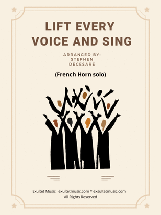 Book cover for Lift Every Voice And Sing (French Horn solo and Piano)