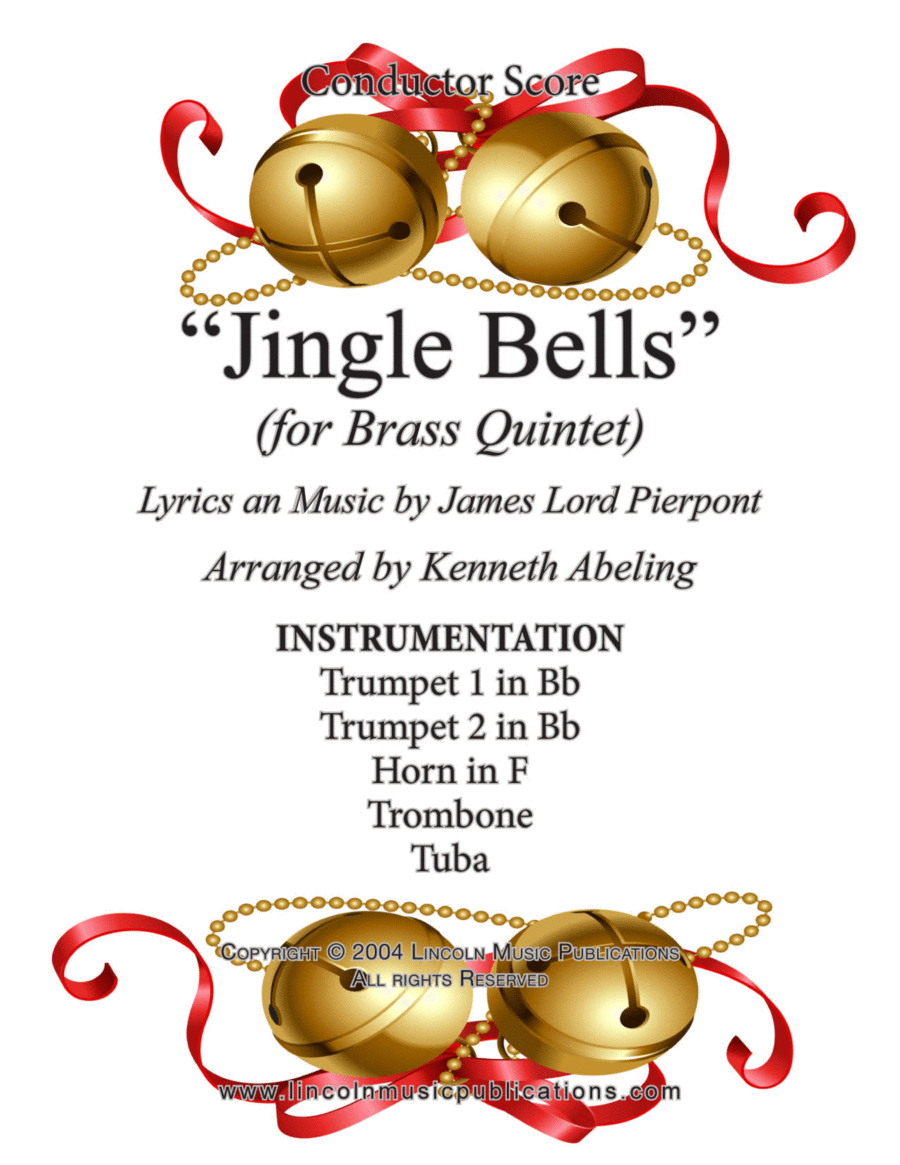 Jingle Bells (for Brass Quintet) Brass Quintet scores gallery preview page 1