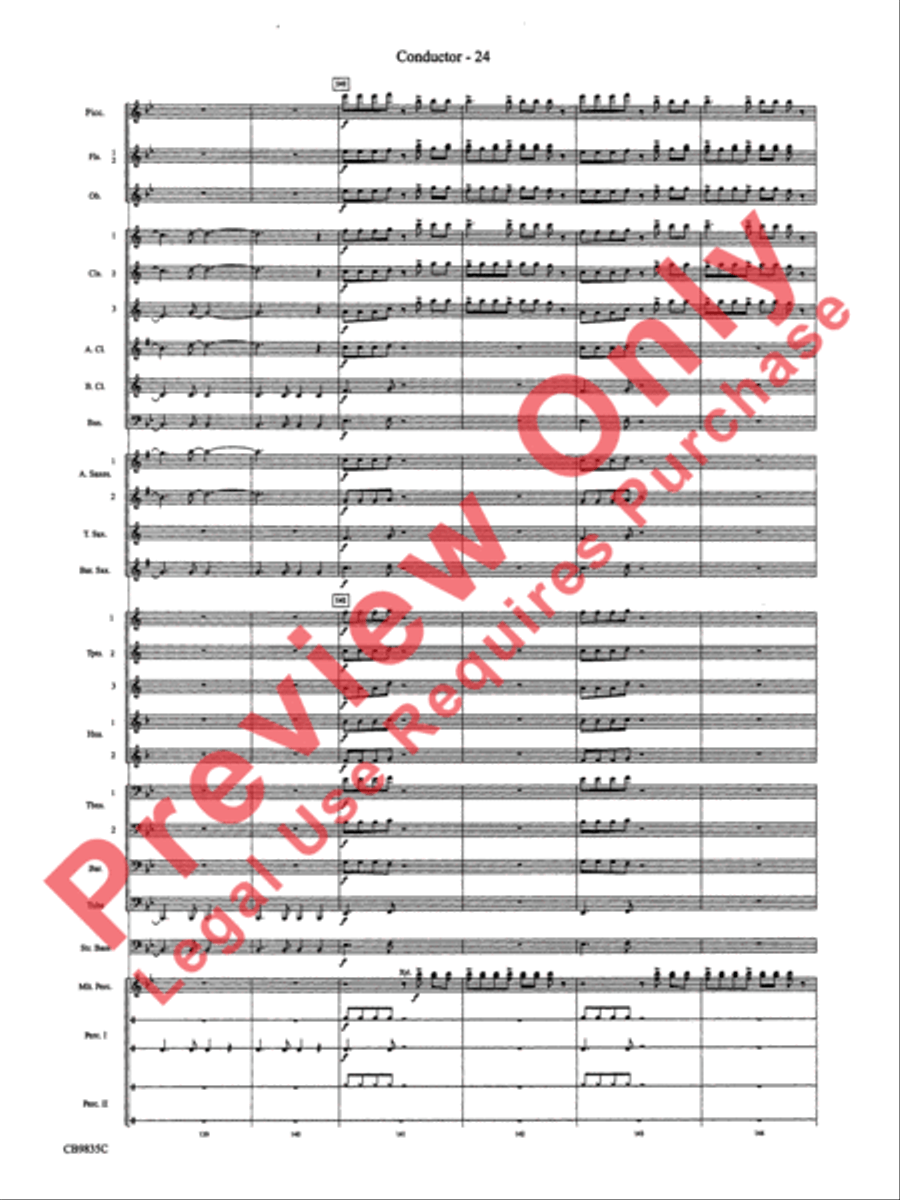 A Charlie Brown Christmas Concert Band scores gallery preview page 27