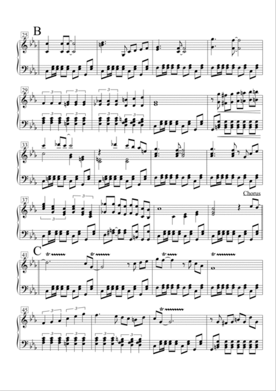 Bésame Mucho Percussion Ensemble scores gallery preview page 3