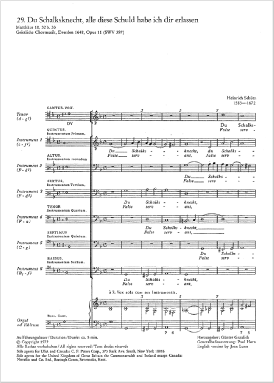False servant (Du Schalksknecht) Men's Choir scores gallery preview page 2