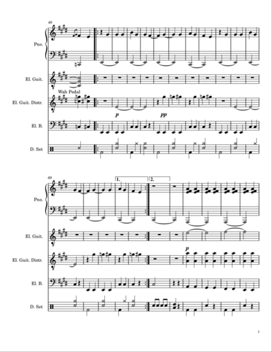 Christmas Drag Small Ensemble scores gallery preview page 3