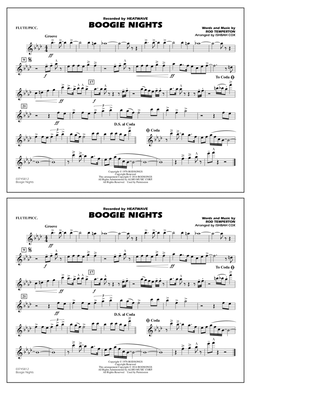 Boogie Nights - Flute/Piccolo