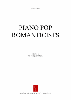 Book cover for Piano Pop Romanticists Volume 2