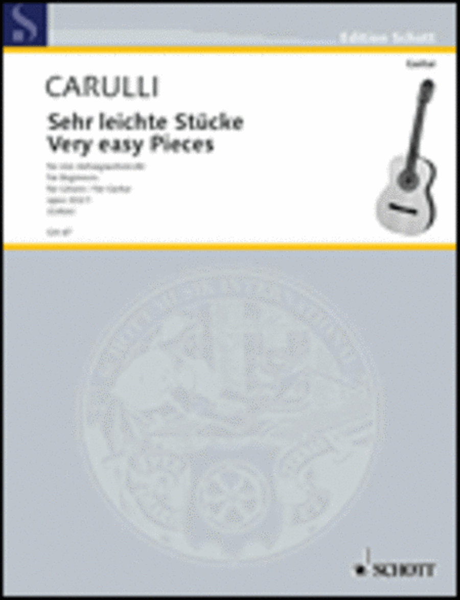 18 Very Easy Pieces for Beginners, Op. 333, No. 1 Acoustic Guitar scores gallery preview page 1