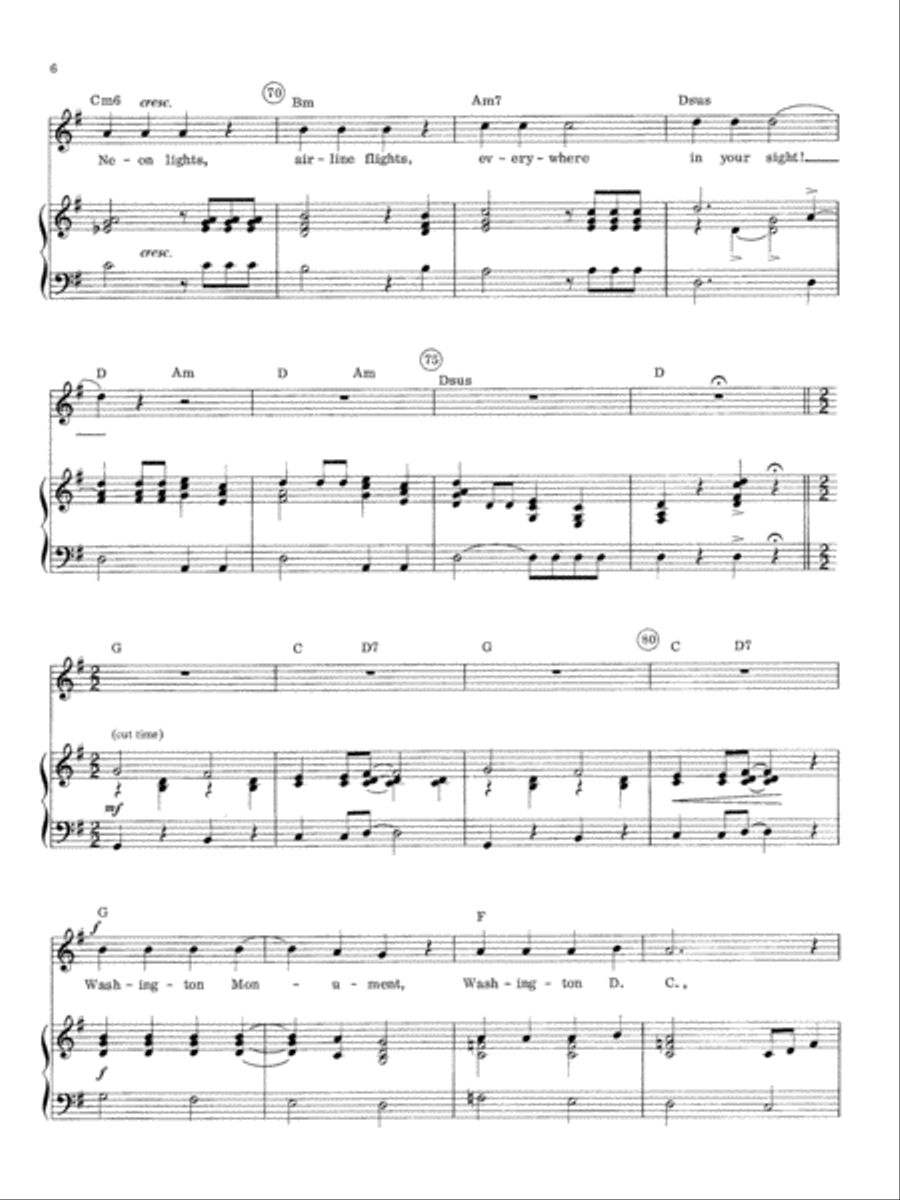 Let George Do It! Unison Choir scores gallery preview page 6