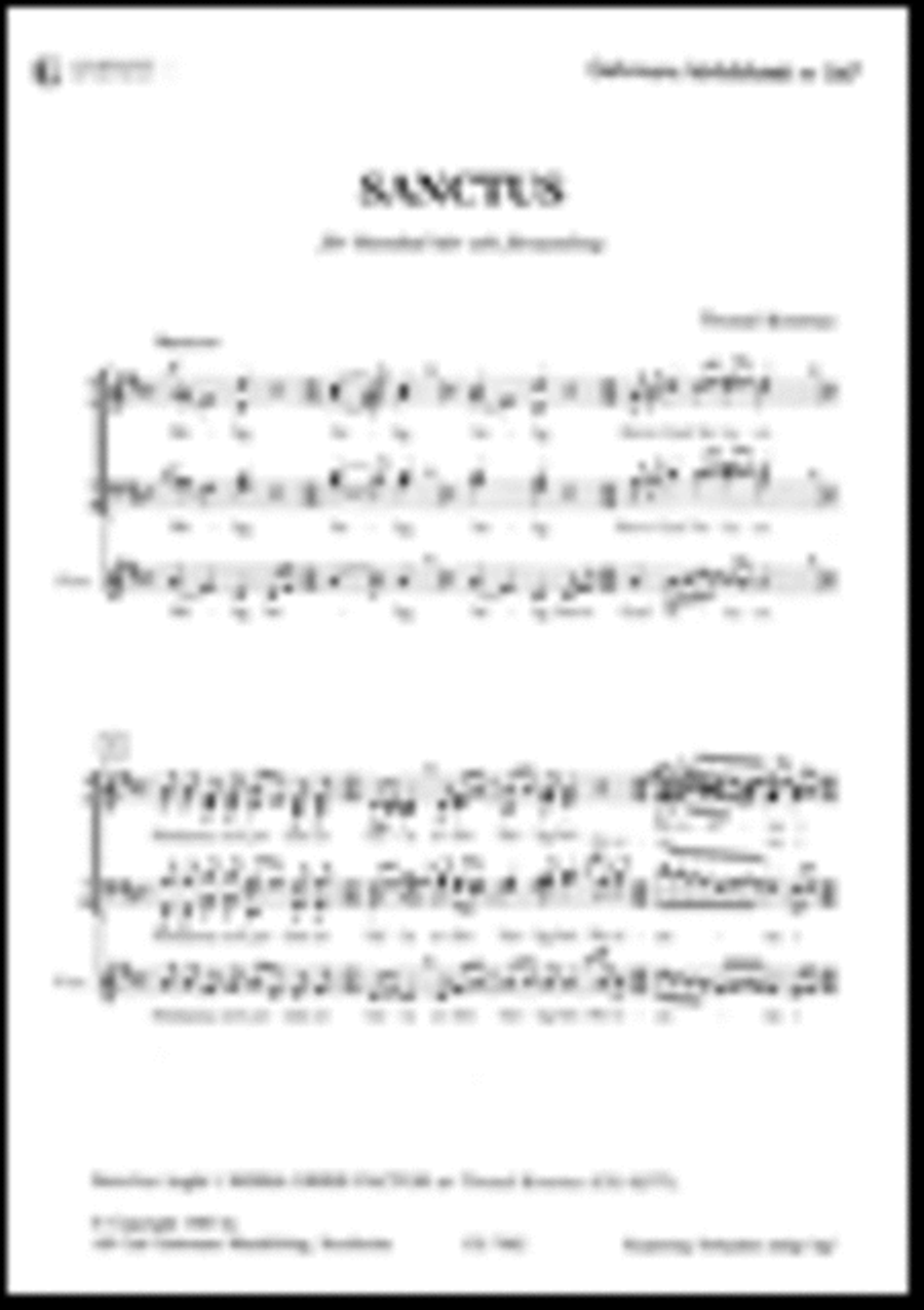 Sanctus Divisi scores gallery preview page 1