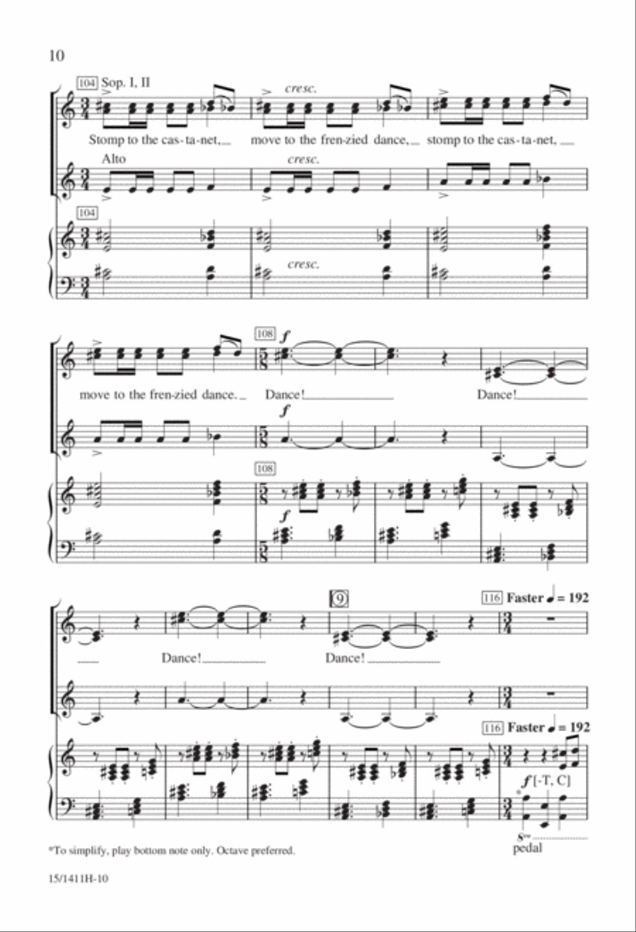 Danza! SSA scores gallery preview page 10