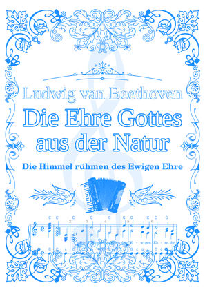 Die Ehre Gottes aus der Natur (Die Himmel rühmen des Ewigen Ehre, Ludwig van Beethoven; accordion)