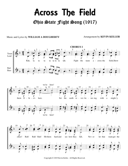 Across the Field (OSU Fight Song) image number null