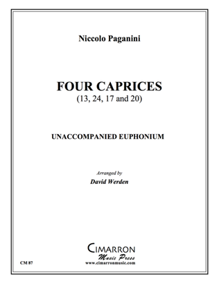 Book cover for Four Caprices (11, 17, 20 and 24)