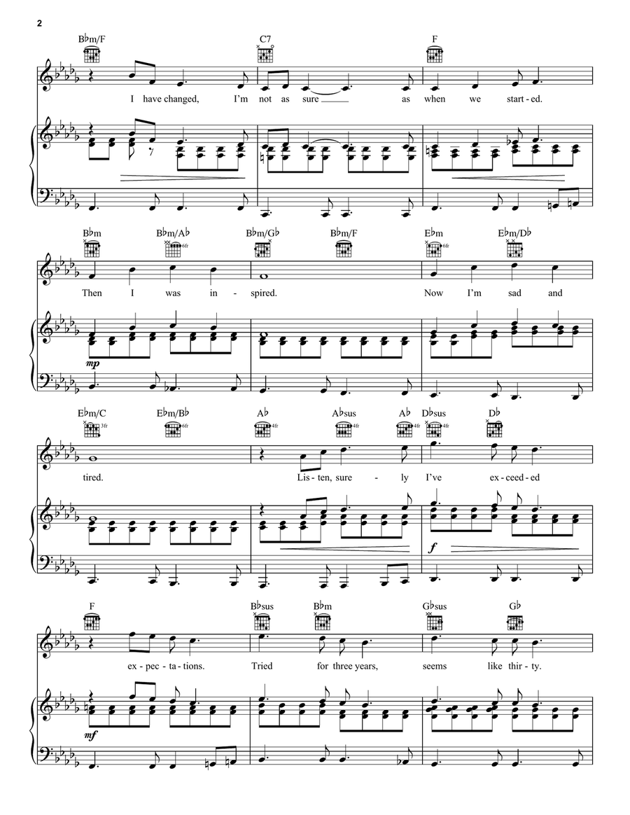 I Only Want To Say (Gethsemane) Acoustic Guitar scores gallery preview page 2