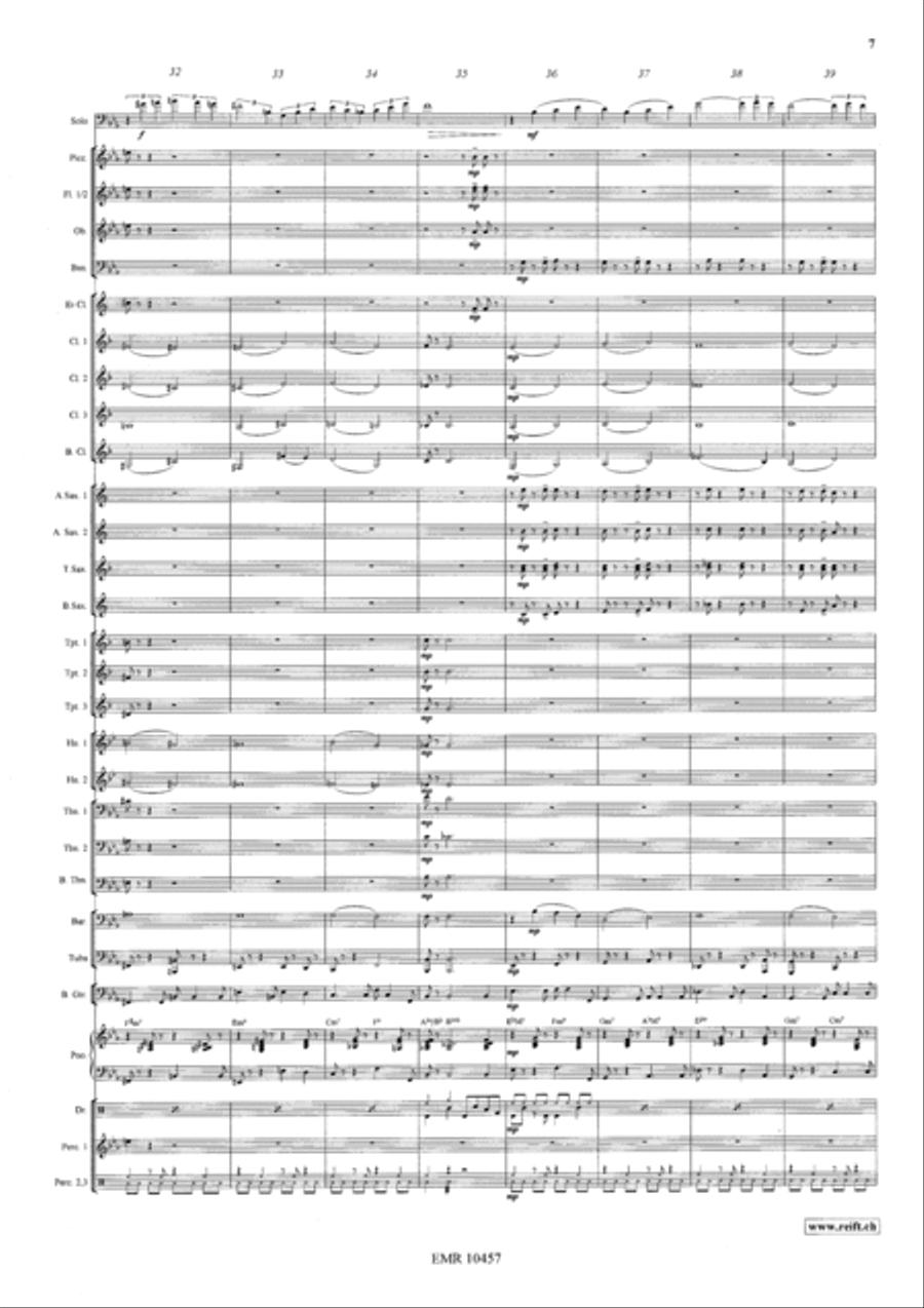 Blue Bone Blue Bone Concert Band scores gallery preview page 8