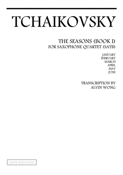 The Seasons Book 1 (I-VI) - Saxophone Quartet