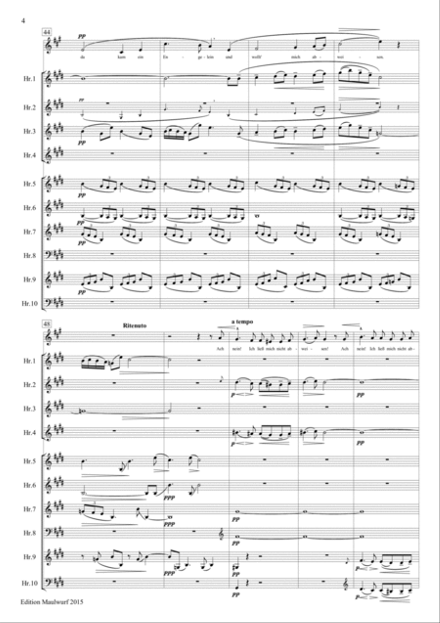 Urlicht Horn scores gallery preview page 4