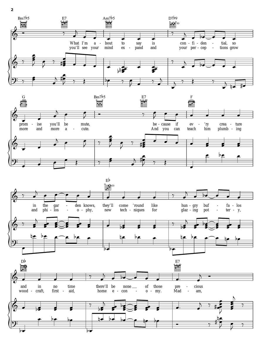 The Apple Tree (Forbidden Fruit) (from The Apple Tree) Guitar scores gallery preview page 2