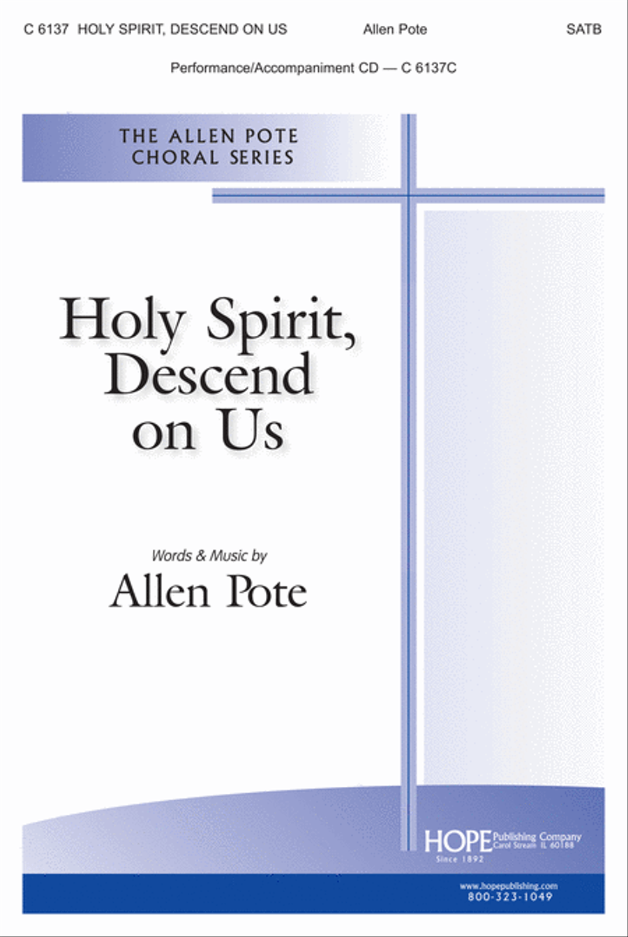 Holy Spirit, Descend On Us 4-Part scores gallery preview page 1