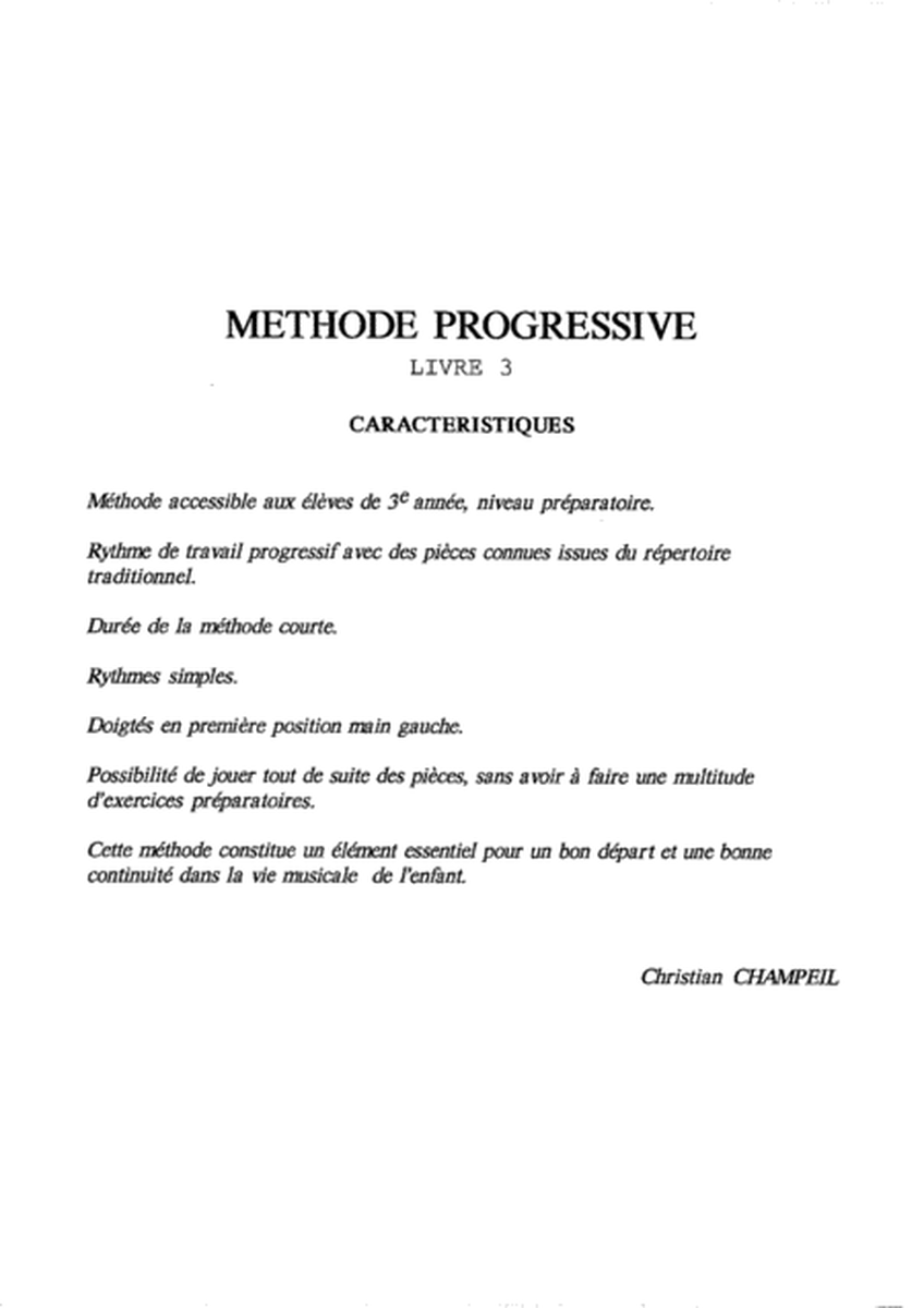 Progressive method for guitar book 3
