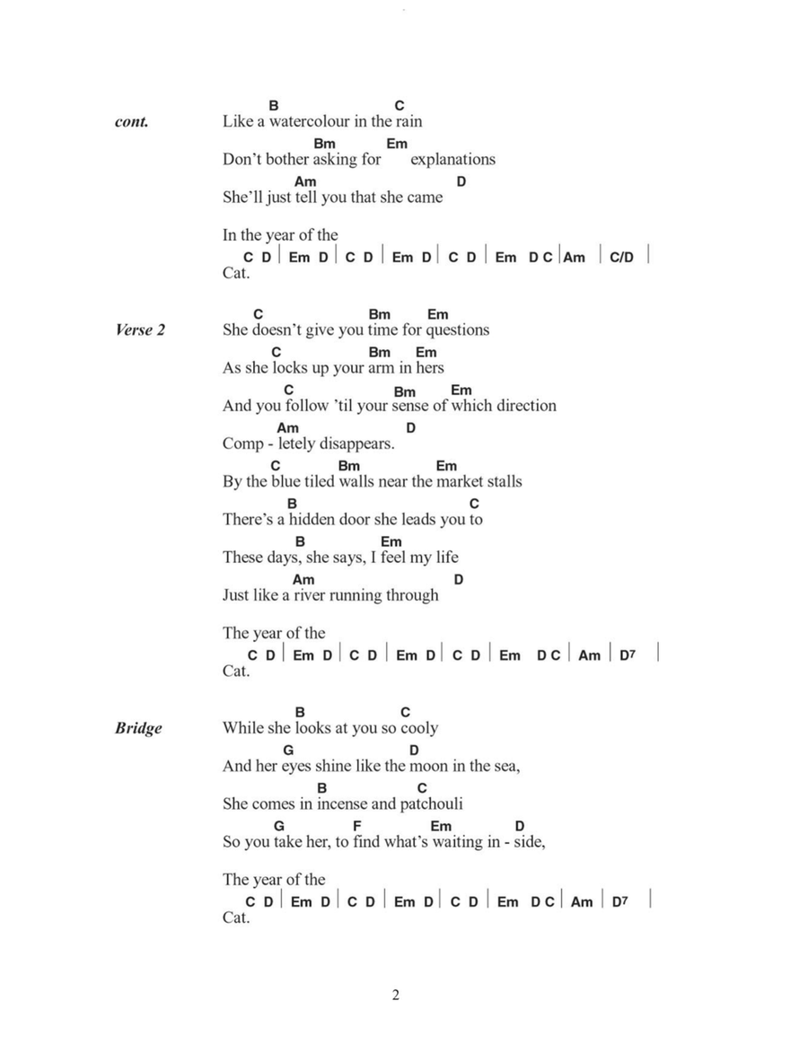Year Of The Cat Acoustic Guitar scores gallery preview page 2