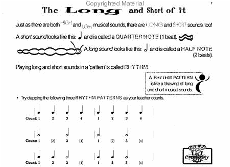 Music in Me - Lesson Level 1: Reading Music Piano Method scores gallery preview page 2