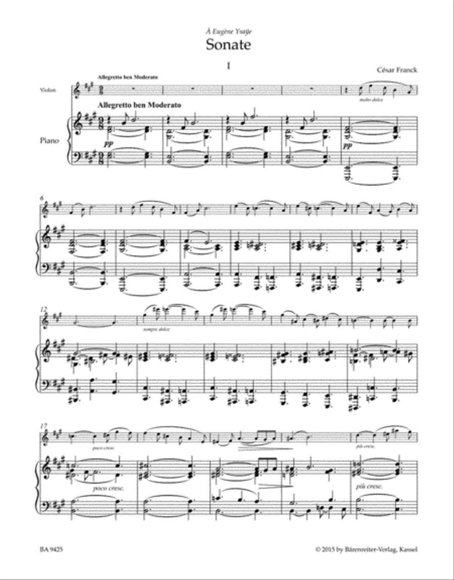 Sonate / Andantino quietoso op. 6 / Melancolie for Piano and Violin Violin Solo scores gallery preview page 2