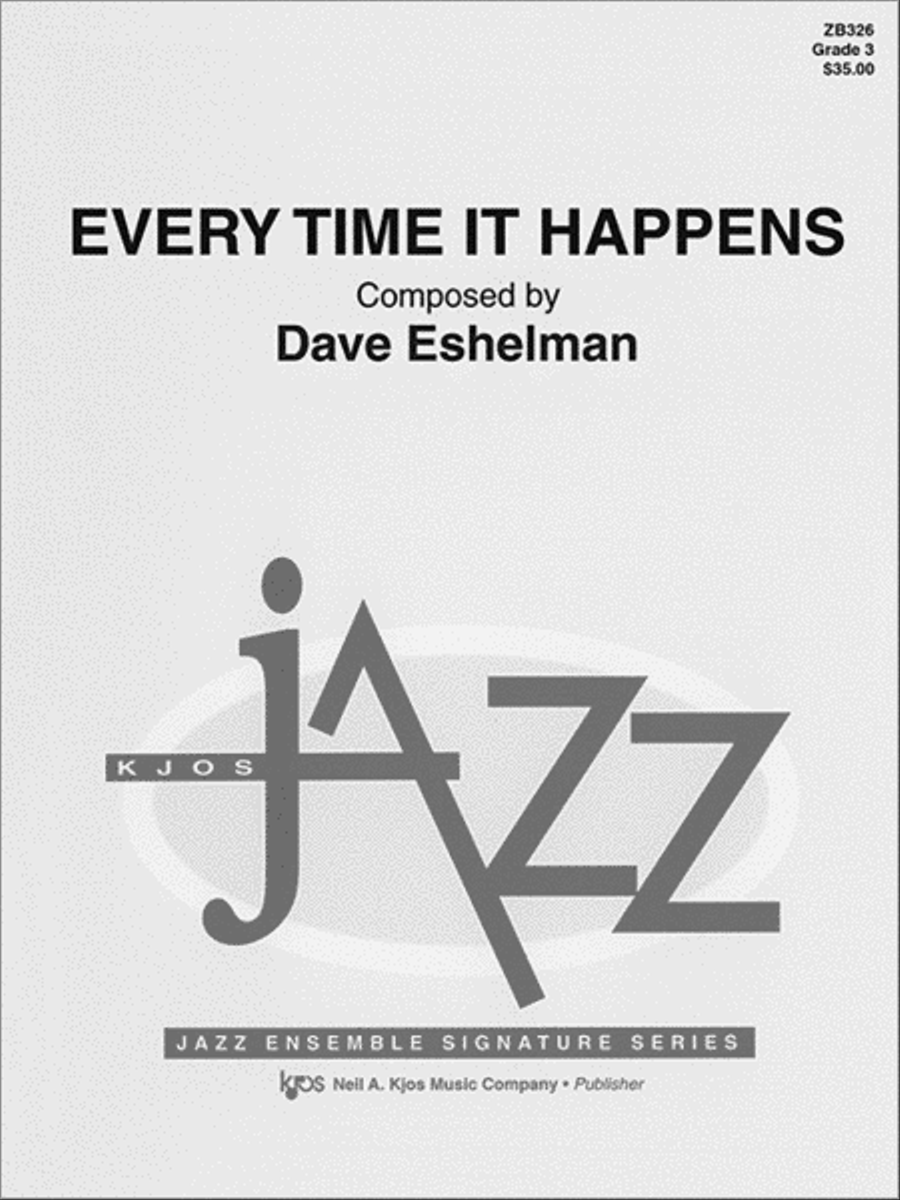 Every Time It Happens-Score Jazz Ensemble scores gallery preview page 1