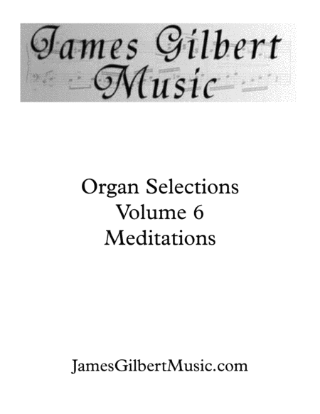 Meditations for Solo Organ (ORC06) image number null