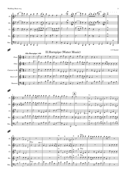 A Selection of Wedding Processional and Recessional Music - Wind Quintet image number null