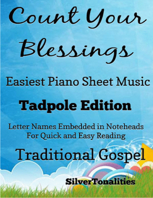 Book cover for Count Your Blessings Easy Piano Sheet Music 2nd Edition