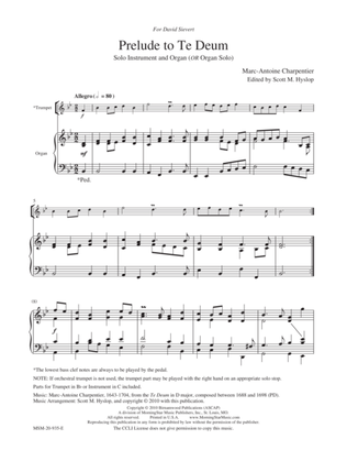 Prelude to Te Deum (Downloadable)