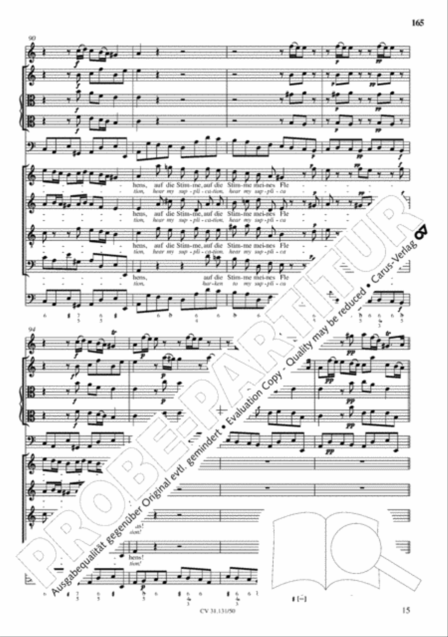 The Complete Sacred Vocal Works (Das geistliche Vokalwerk) Voice scores gallery preview page 166