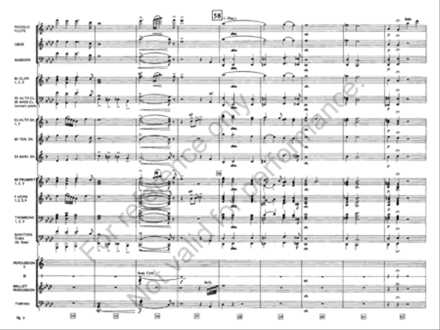 Were You There When They Crucified My Lord Concert Band scores gallery preview page 10