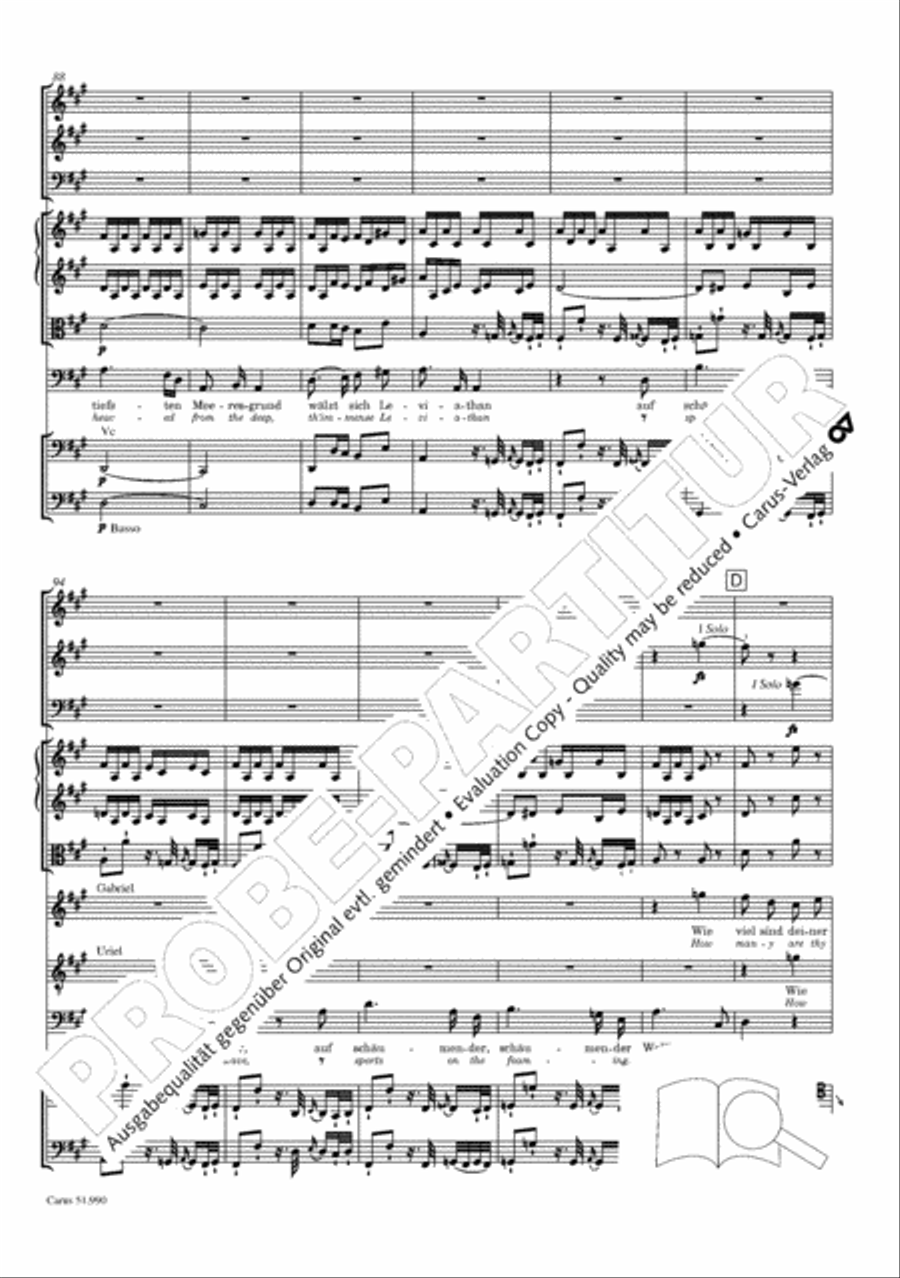 The Creation (Die Schopfung) 4-Part scores gallery preview page 167