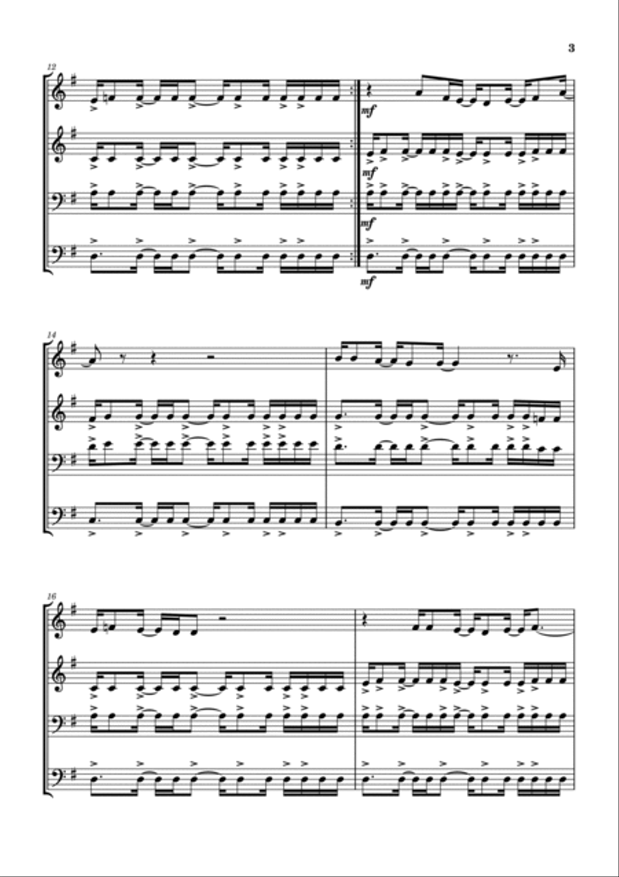 Last Chance To Evacuate Planet Earth Before It Is Recycled Brass Ensemble scores gallery preview page 4