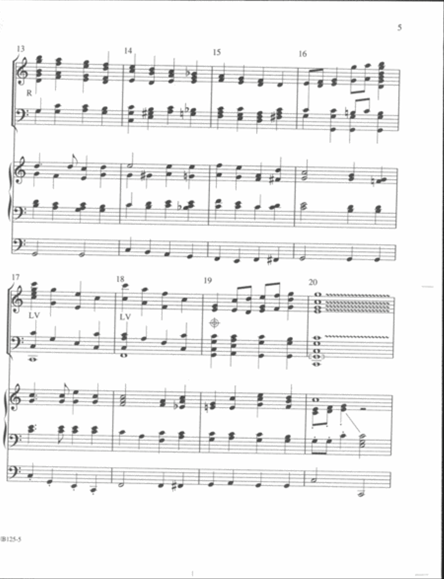 Stand up for Jesus - organ and handbell score Handbell Choir scores gallery preview page 4