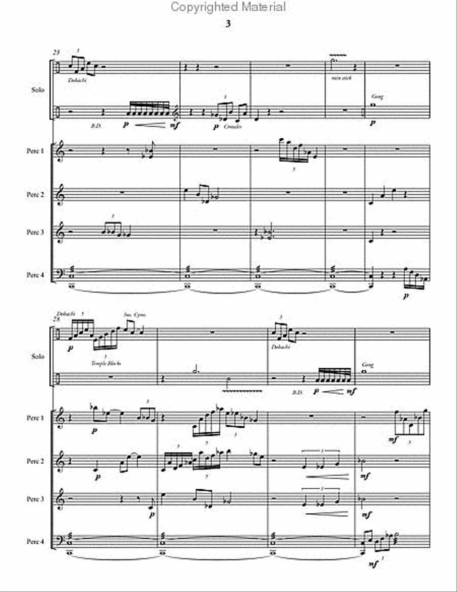 Shadows Percussion Ensemble scores gallery preview page 4