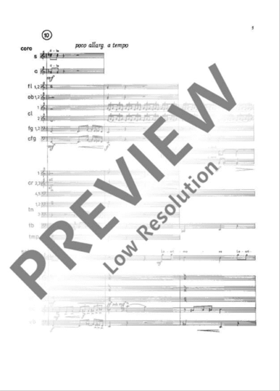 Lacrimosa Lacrimosa 4-Part scores gallery preview page 6
