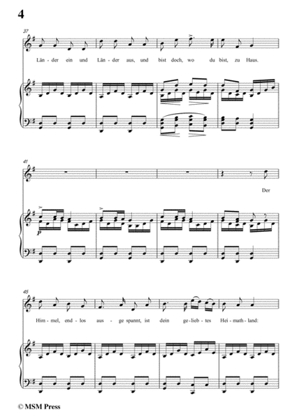 Schubert-Der Wanderer an den Mond,Op.80,in g minor,for Voice&Piano image number null