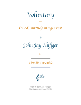 Book cover for Voluntary on "O God, Our Help in Ages Past"
