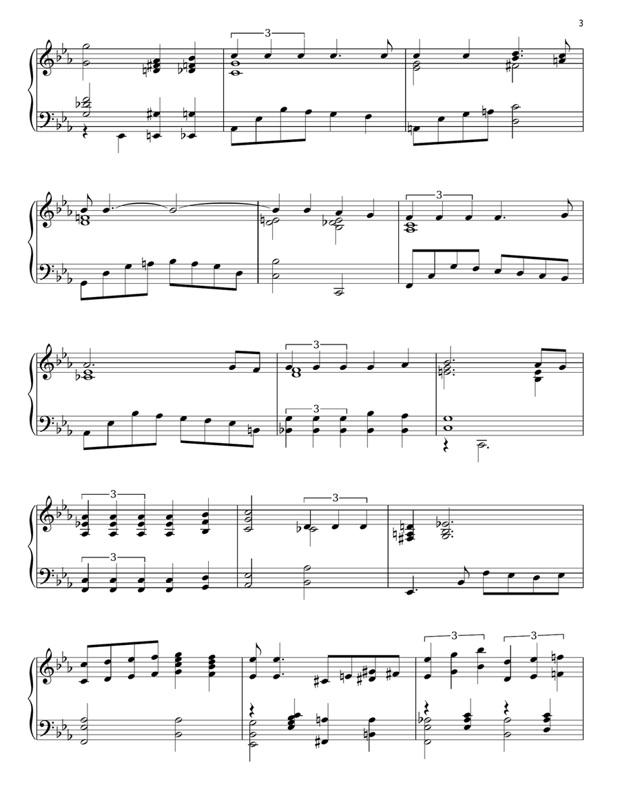 Hey There Hey There Piano Solo scores gallery preview page 3