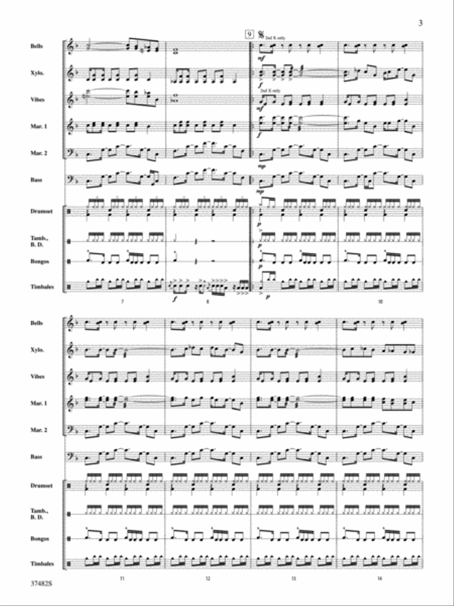 Caravan Caravan Percussion Ensemble scores gallery preview page 4