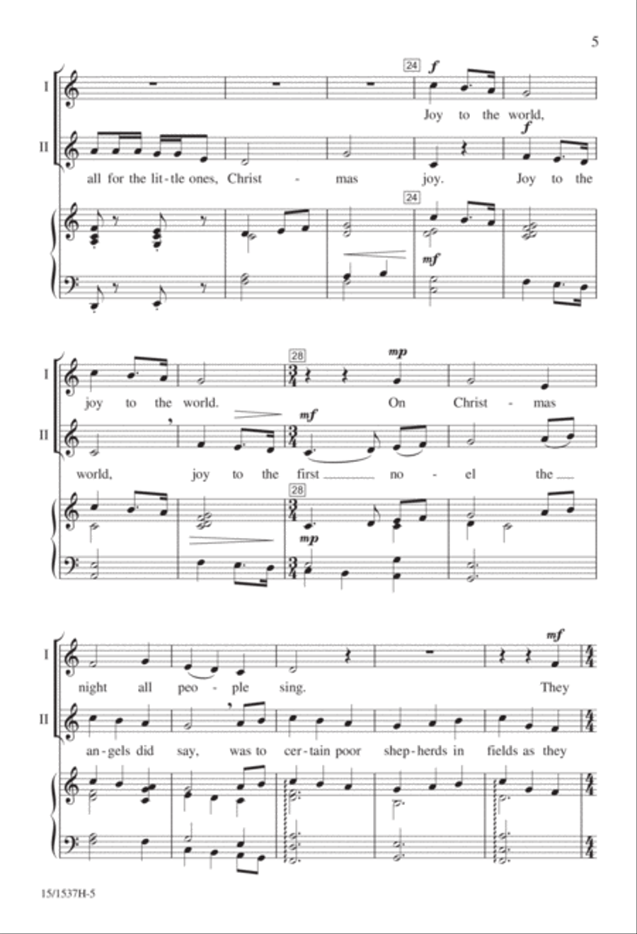 Christmas...In About Three Minutes 2-Part scores gallery preview page 6